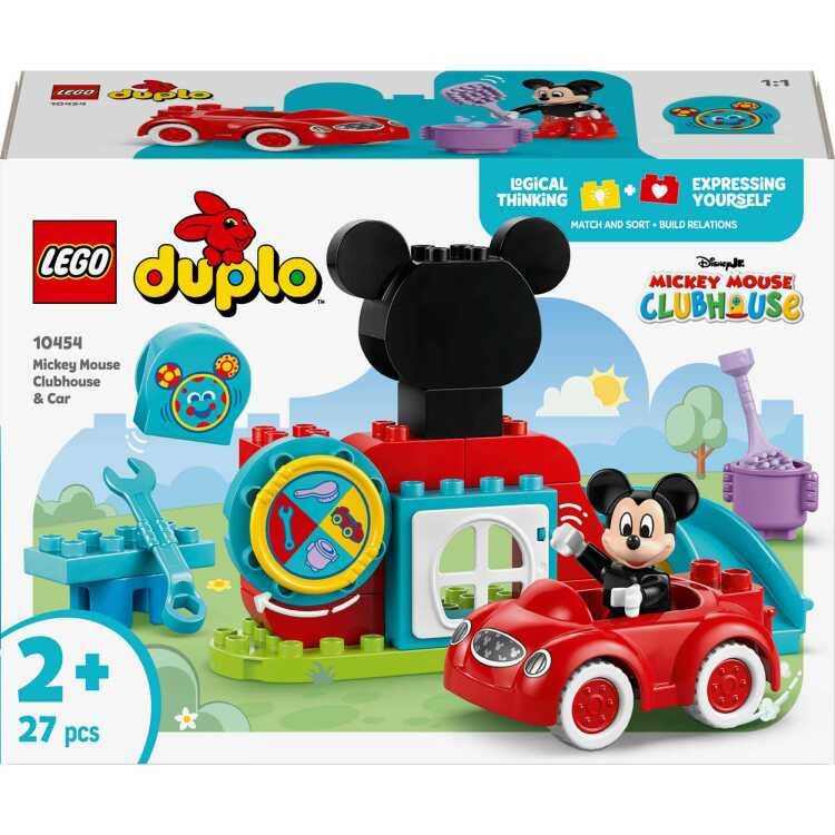 LEGO DUPLO - Mickey Mouse clubhuis en auto constructiespeelgoed 10454
