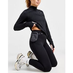 Nike 7/8-legging met hoge taille, zakken en complete ondersteuning voor dames Trail Go - Black/Dark Smoke Grey/Dark Smoke Grey- Dames, Black/Dark Smoke Grey/Dark Smoke Grey