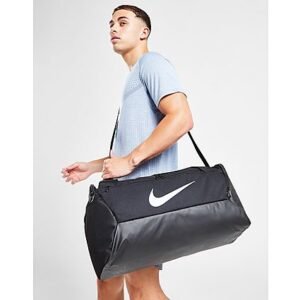 Nike Brasilia Small Duffel Bag - Black/Black/White, Black/Black/White
