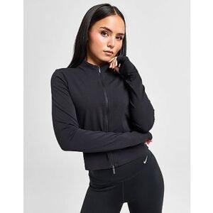 Nike Dri-FIT damestop met ritssluiting en lange mouwen Zenvy - Black/Cool Grey- Dames, Black/Cool Grey