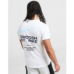 Nike Large Swoosh T-Shirt Heren - White- Heren, White