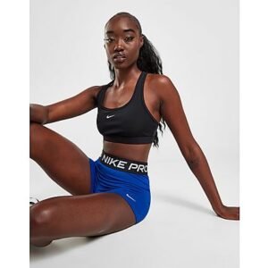 Nike Nike Swoosh Sport-bh met medium ondersteuning en pad uit één stuk - Black- Dames, Black