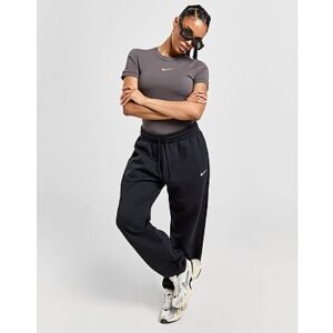 Nike Oversized joggingbroek met hoge taille voor dames Sportswear Phoenix Fleece - Black/Sail- Dames, Black/Sail