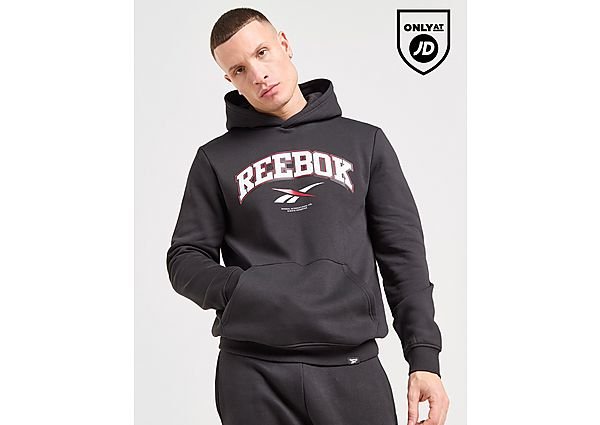 Reebok Albany Overhead Hoodie - Black- Heren, Black