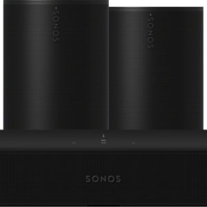 Sonos Beam Gen2 Zwart + 2x Era 100 Zwart