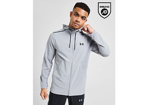 Under Armour Lock-Up Woven Jacket - Grey- Heren, Grey
