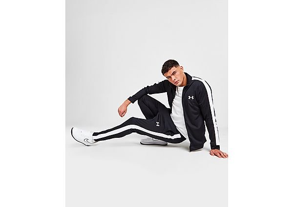 Under Armour Poly Tracksuit - Black- Heren, Black