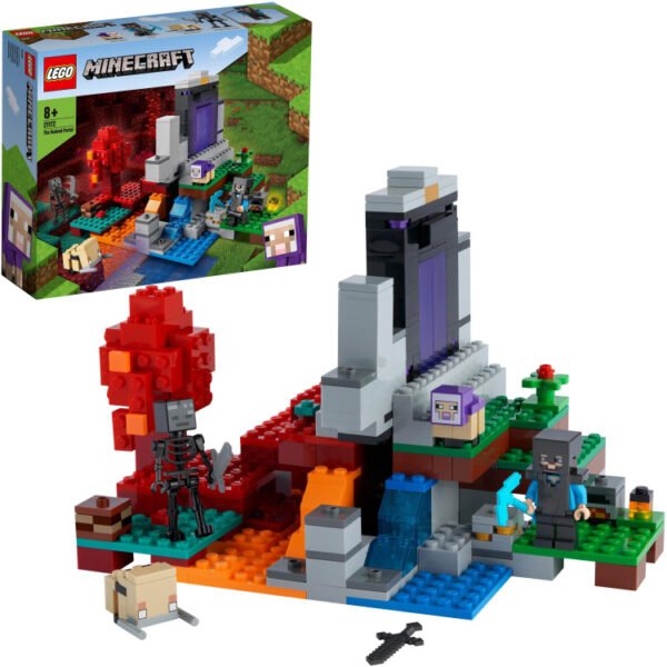 LEGO Minecraft - Het verwoeste portaal Constructiespeelgoed