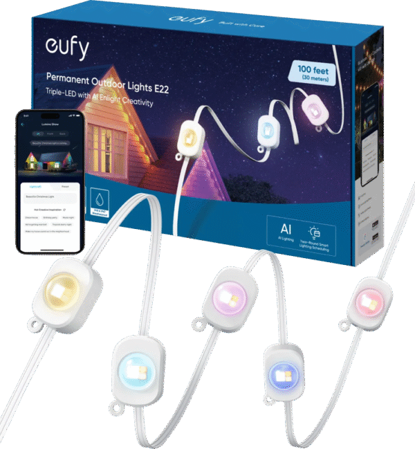 Eufy permanent outdoor light E22 30 meter
